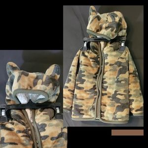 camouflage Baby/Toddler Boys Zip UpFleece Jacket Coat 24 Months